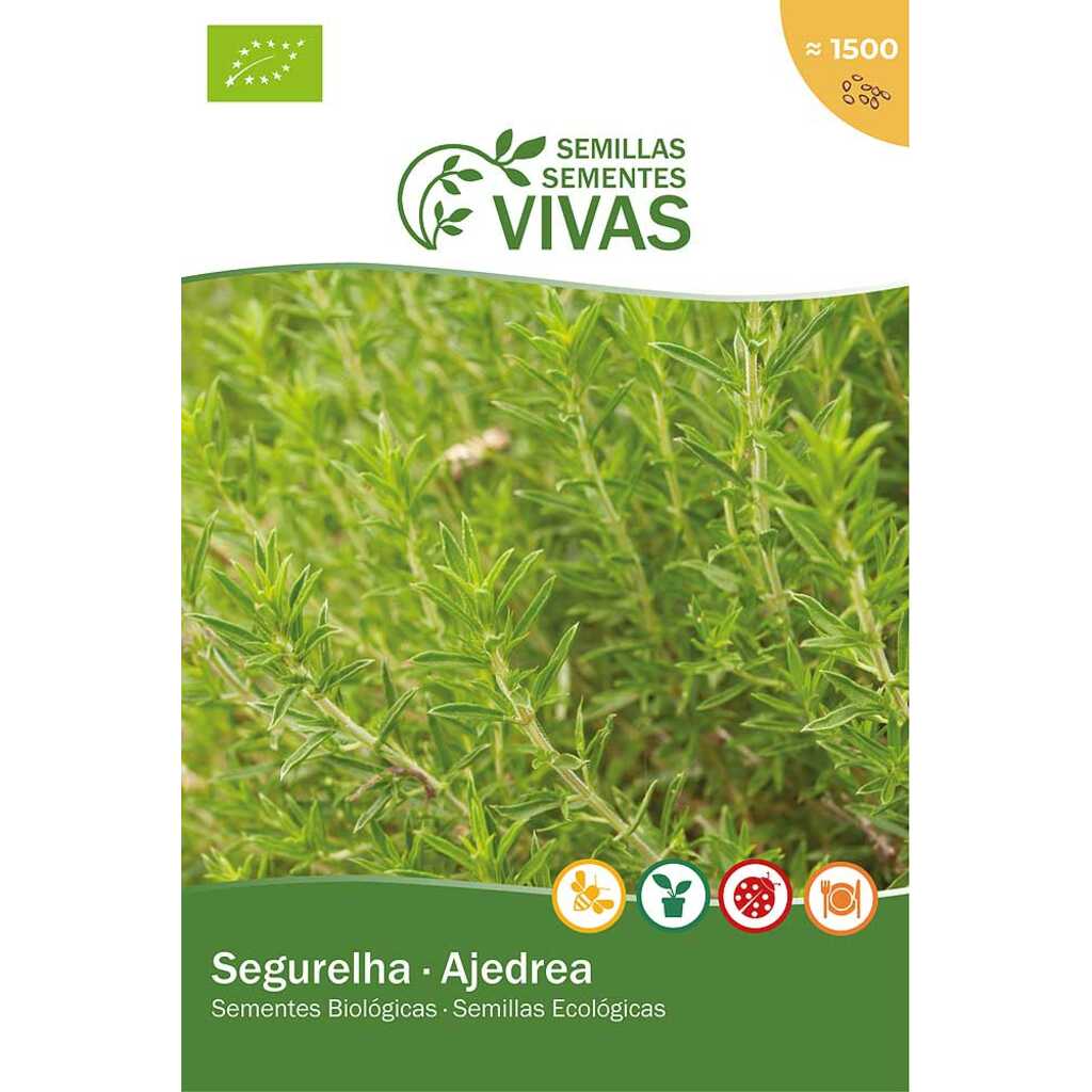 Semillas ecológicas de ajedrea