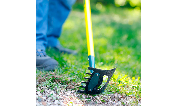Binador-azada y rastrillo de jardín con mango de madera de 150cm naturOvert Leborgne 4