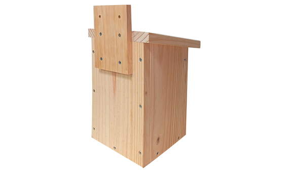 Caja nido de madera para pájaros para pared 26mm 3