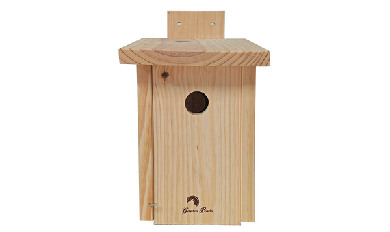 Caja nido de madera para pájaros para pared 26mm_1