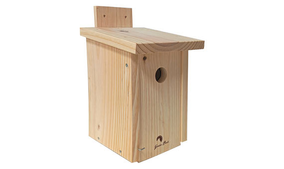 Caja nido de madera para pájaros para pared 32mm