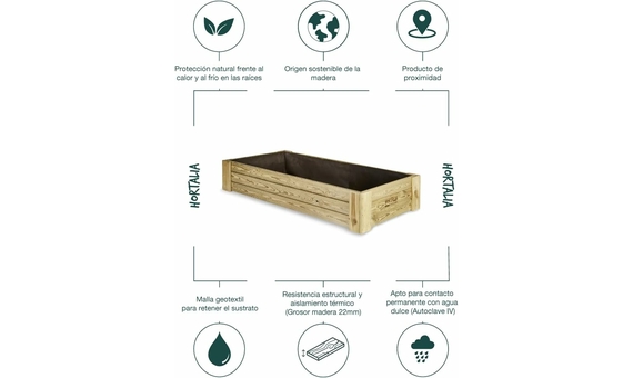 Cajón de cultivo Box XL30 Hortalia 4