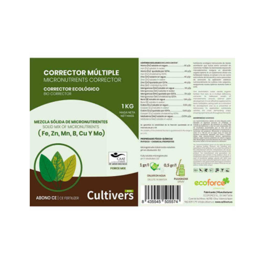 Corrector de carencias múltiple ecológico Cultivers 250g_1