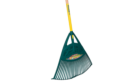 Escoba para césped XL Duopro con 27 dientes y mango de madera de 130cm naturOvert Leborgne 5