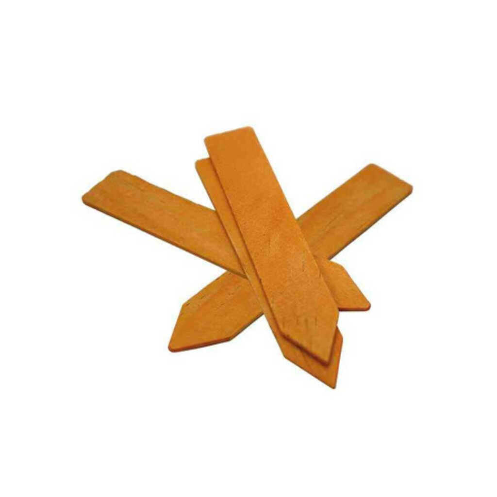 Etiquetas de madera 10cm (15 unid.)