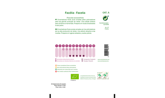 Semillas ecológicas de Facelia 3
