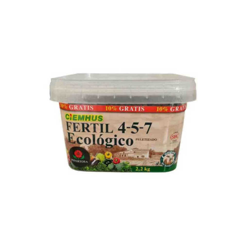 Fertilizante Ciemhus Fertil 4-5-7 ecológico 2kg +10%