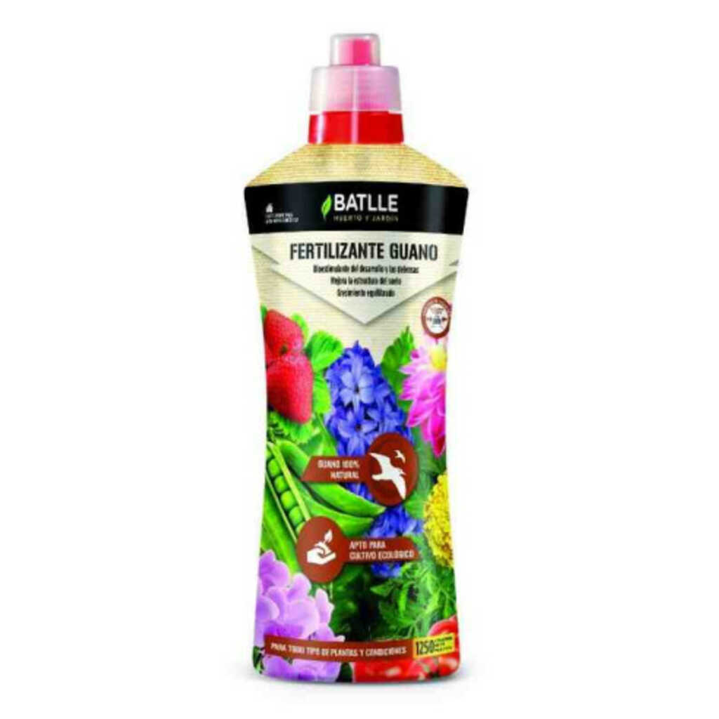 Fertilizante ecológico Guano 1250ml Batlle