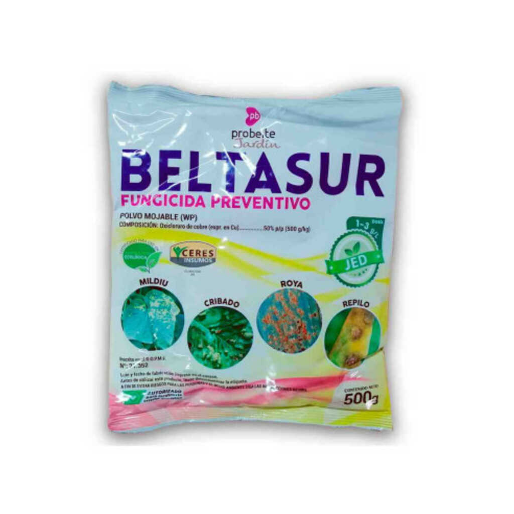 Fungicida ecológico Beltasur 500 (oxicloruro de cobre) 500g