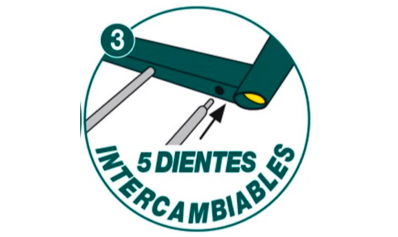 Horca de doble mango Biogrif Leborgne 4