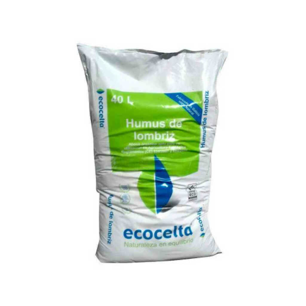 Humus de lombriz ecológico Ecocelta 40 litros