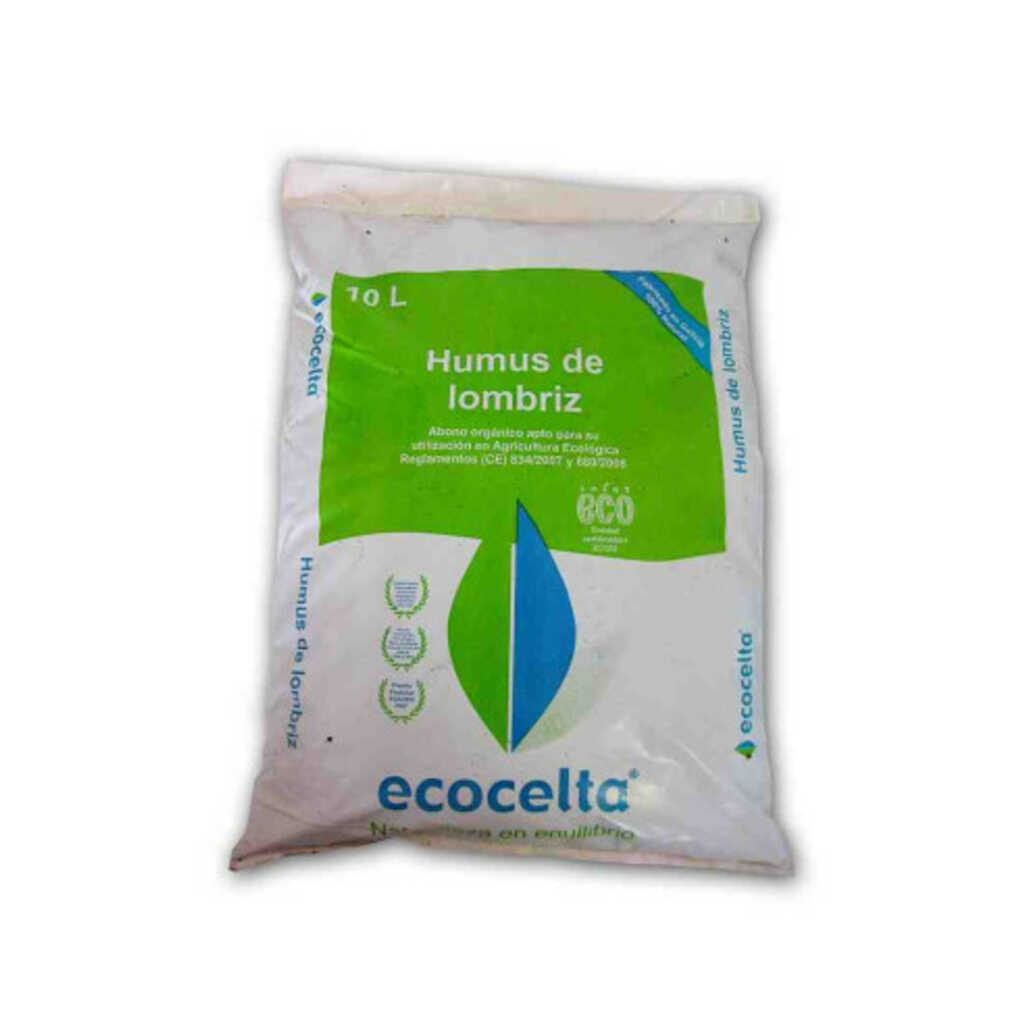 Humus de lombriz ecológico Ecocelta 10 litros