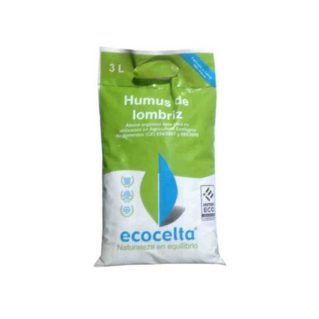 Humus de lombriz ecológico Ecocelta 5 litros