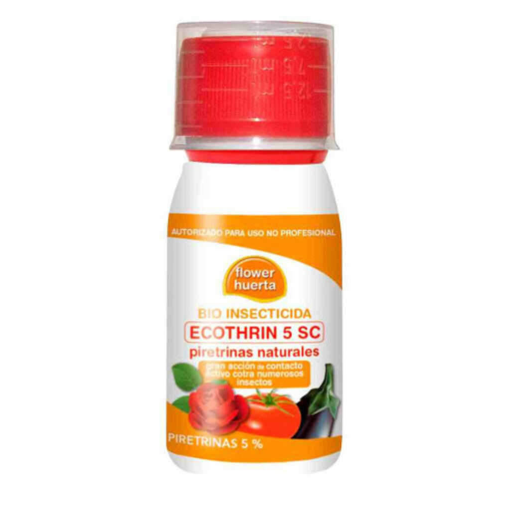 Insecticida Ecothrin 5 SC Piretrina natural concentrado 50cc