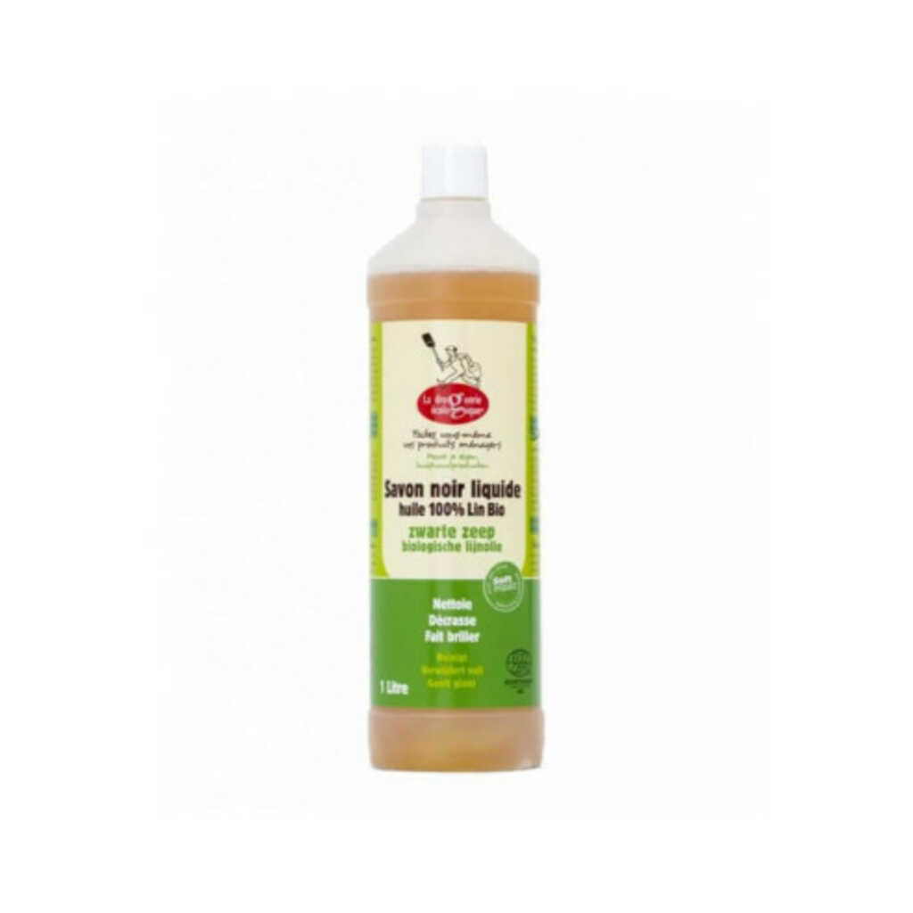Jabón negro de lino bio 1L