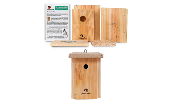Caja nido para pájaros. Kit de construcción educativo