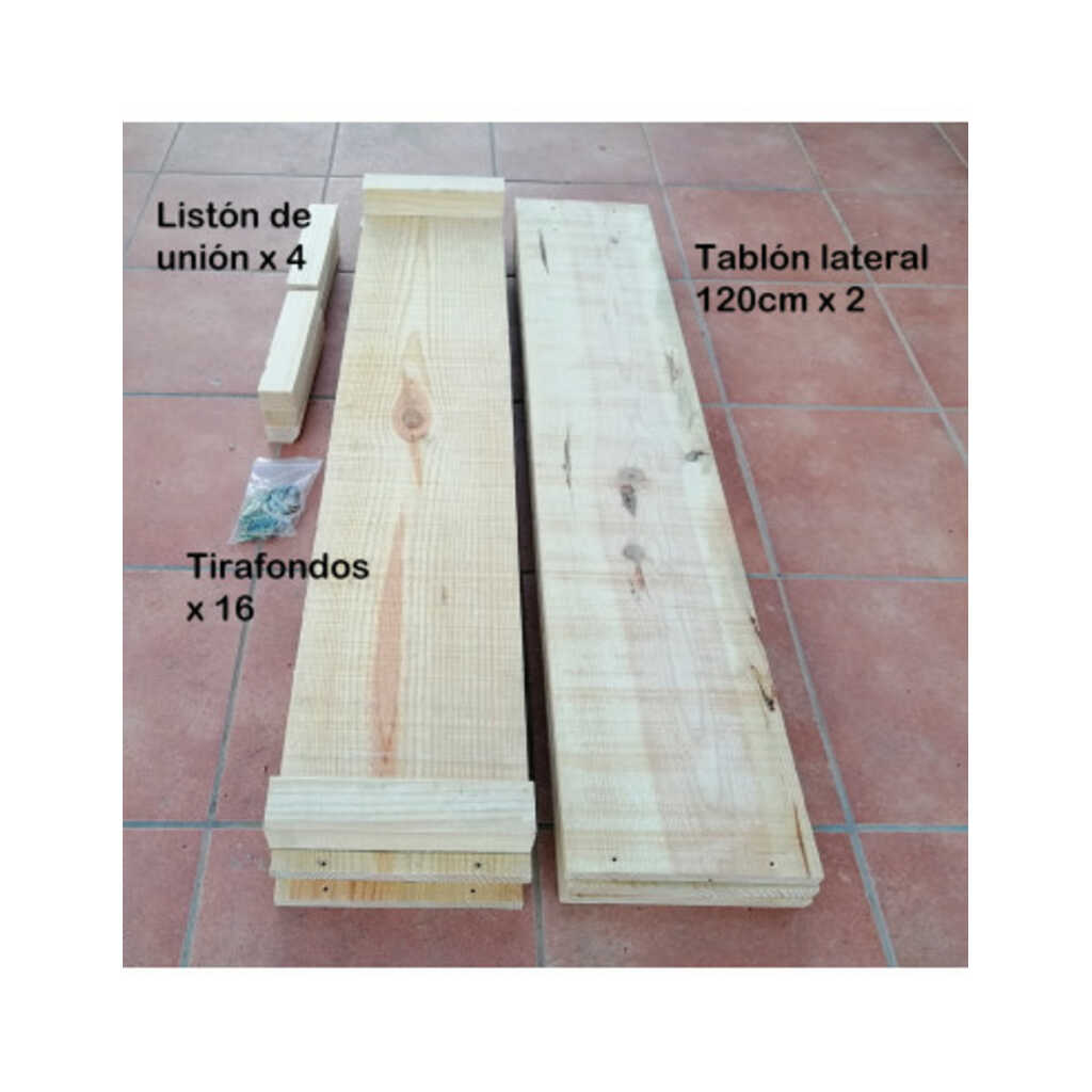 Kit de ampliación para bancal elevado de madera