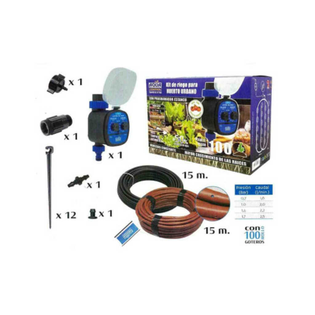 Kit de riego gota a gota para huerto urbano_1