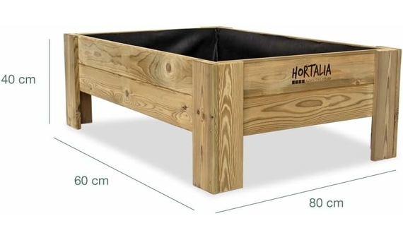 Mesas de cultivo Gardenbrico Hortalia L40 altura 40cm (120x80x40) 3
