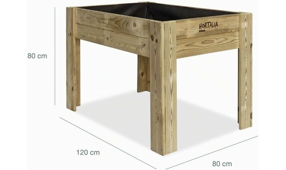 Mesas de cultivo Gardenbrico Hortalia L80 altura 80cm (120x80x80) 3