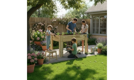 Mesas de cultivo Gardenbrico Hortalia L80 altura 80cm (120x80x80)_1
