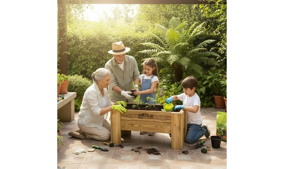 Mesas de cultivo Gardenbrico Hortalia S40 altura 40cm (80x40x40)_1