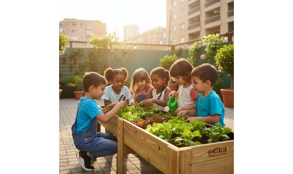 Mesas de cultivo Gardenbrico Hortalia XXL40 altura 40cm (200x80x40)_1