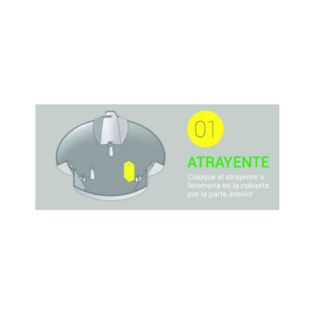 Mosquero para monitoreo y captura masiva (compostable) 4
