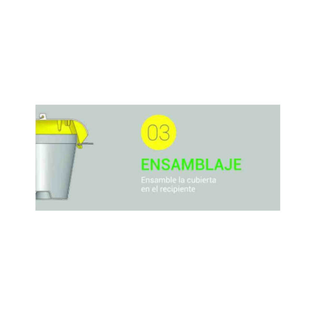 Mosquero para monitoreo y captura masiva (compostable) 6