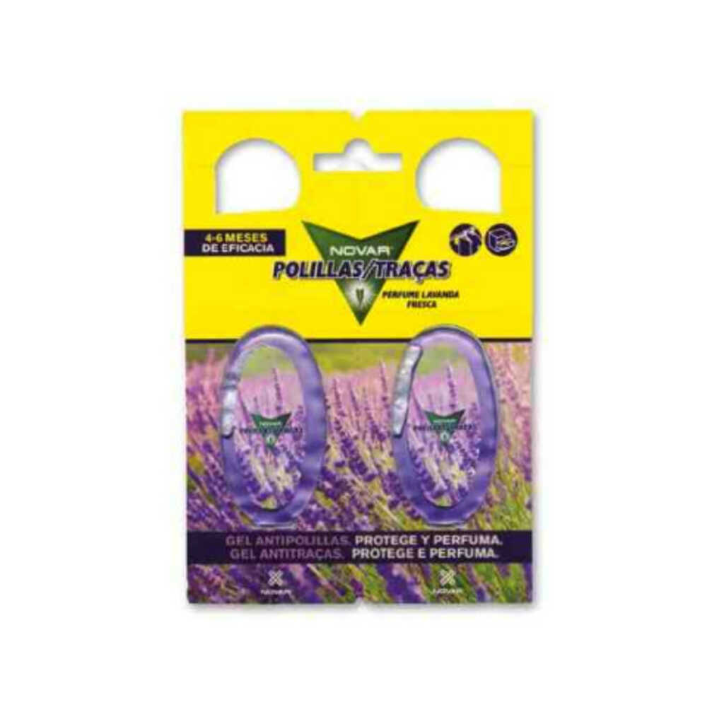 Novar anti polillas lavanda para ropa 2 unid.