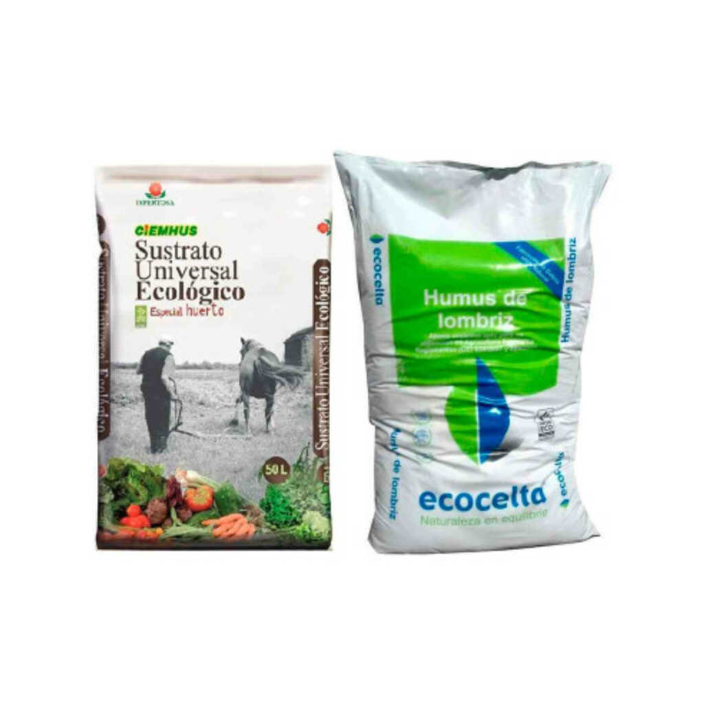 Pack sustrato para mesas Gardenbrico Hortalia S40 y S80