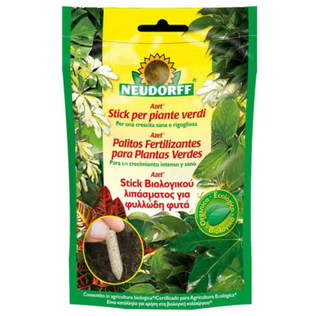 Palitos bio fertilizantes para plantas verdes (40 unid.)