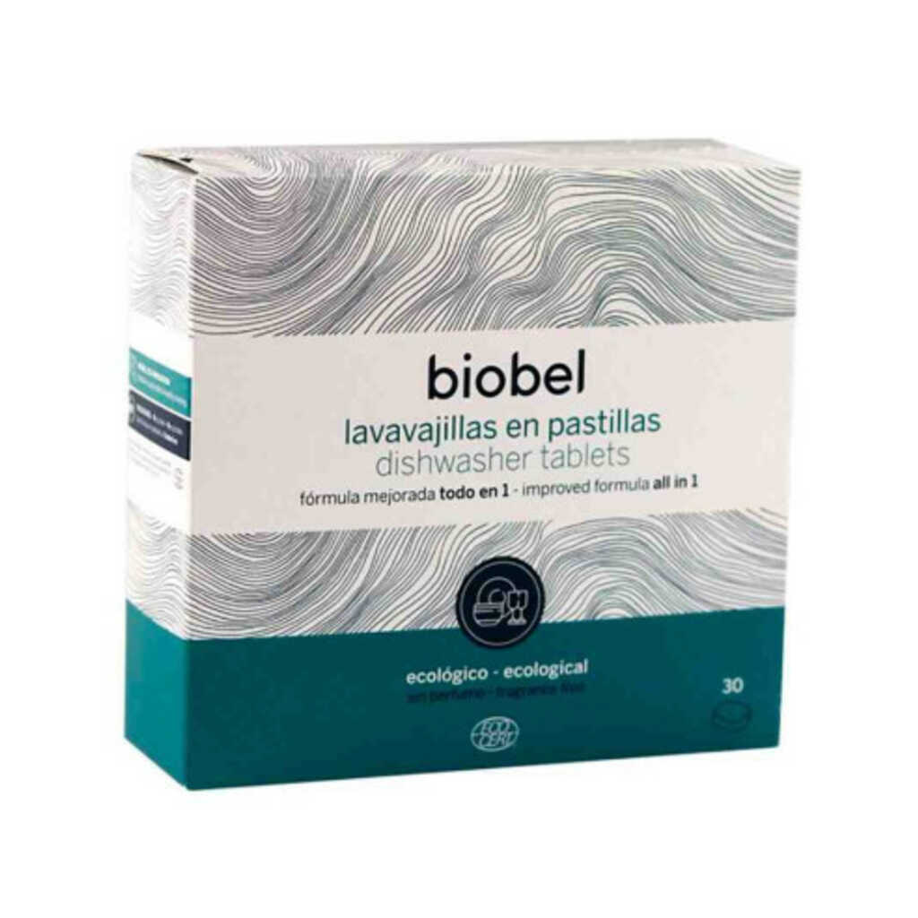 Pastillas ecológicas lavavajillas Biobel 30 unid.