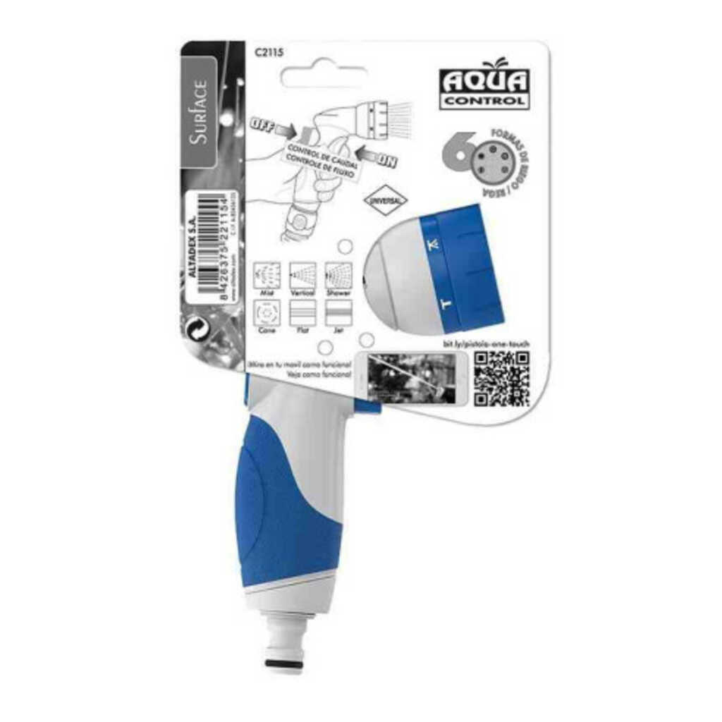 Pistola de riego One-Touch bimateria 6 funciones 4