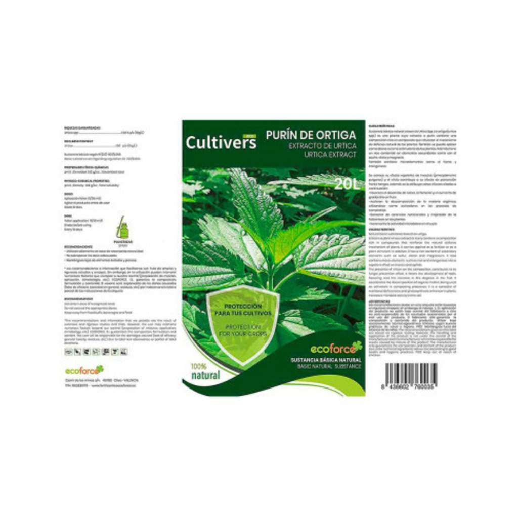 Purín de ortiga ecológico Cultivers 5 litros_1