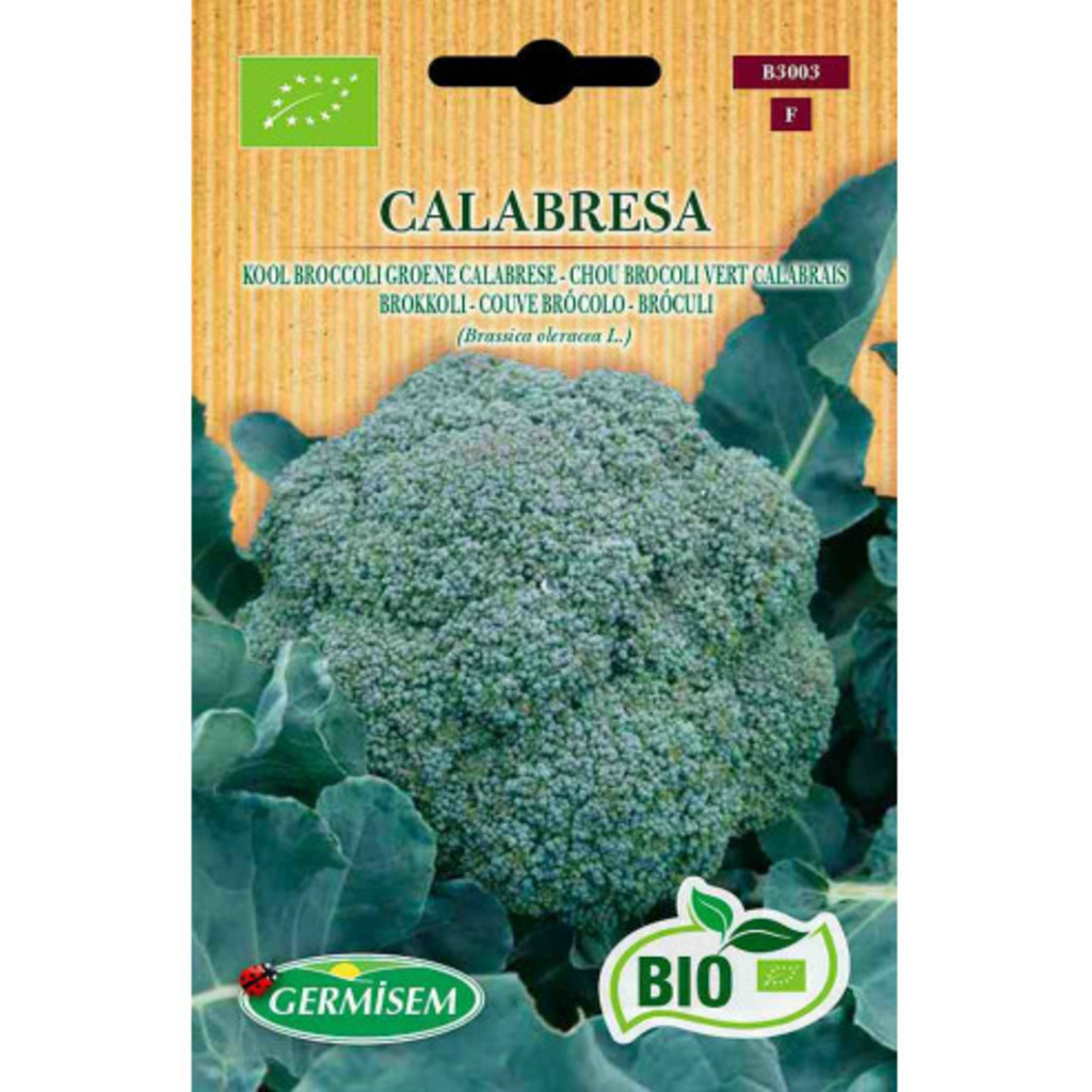 Semillas ecológicas de brócoli calabrese