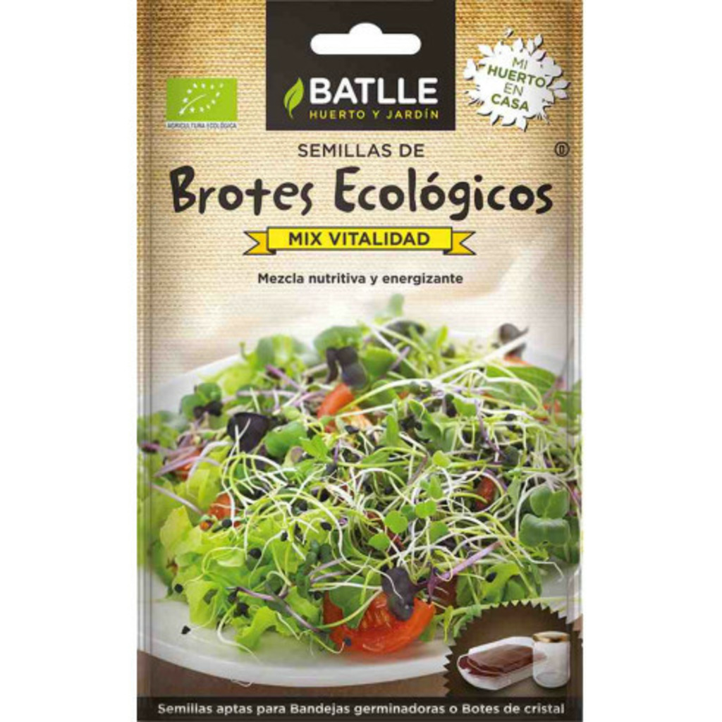 Semillas ecológicas de brotes Mix Vitalidad