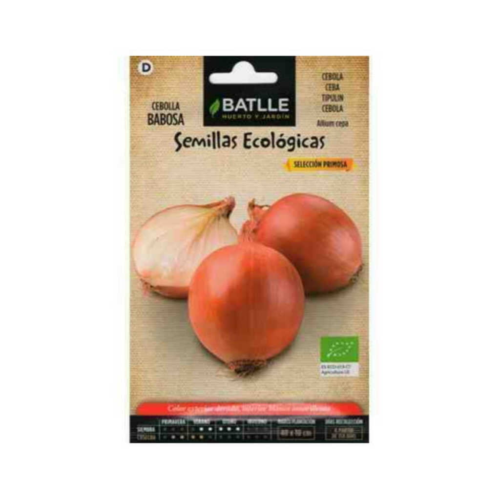 Semillas ecológicas de cebolla babosa 100g