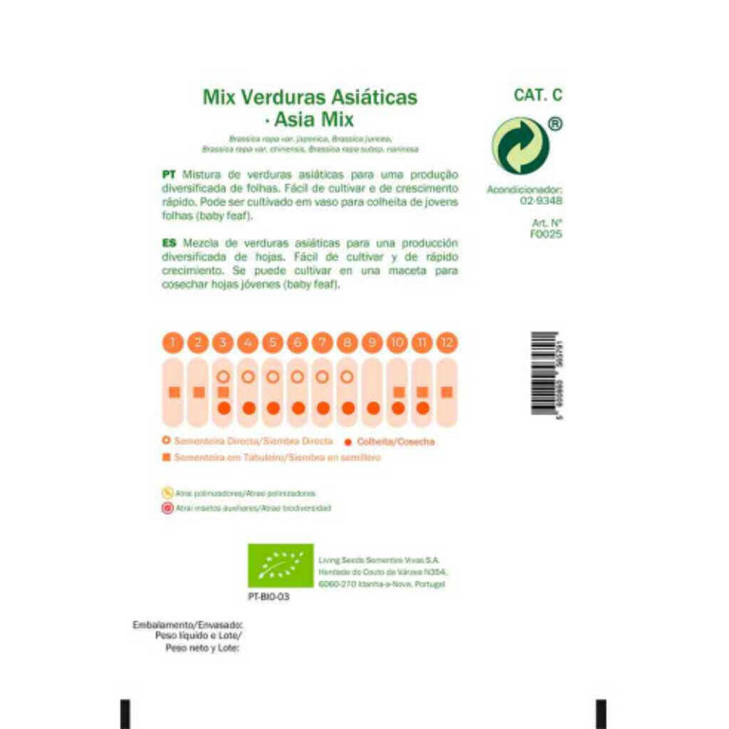 Semillas ecológicas de mix de verduras asiáticas_1