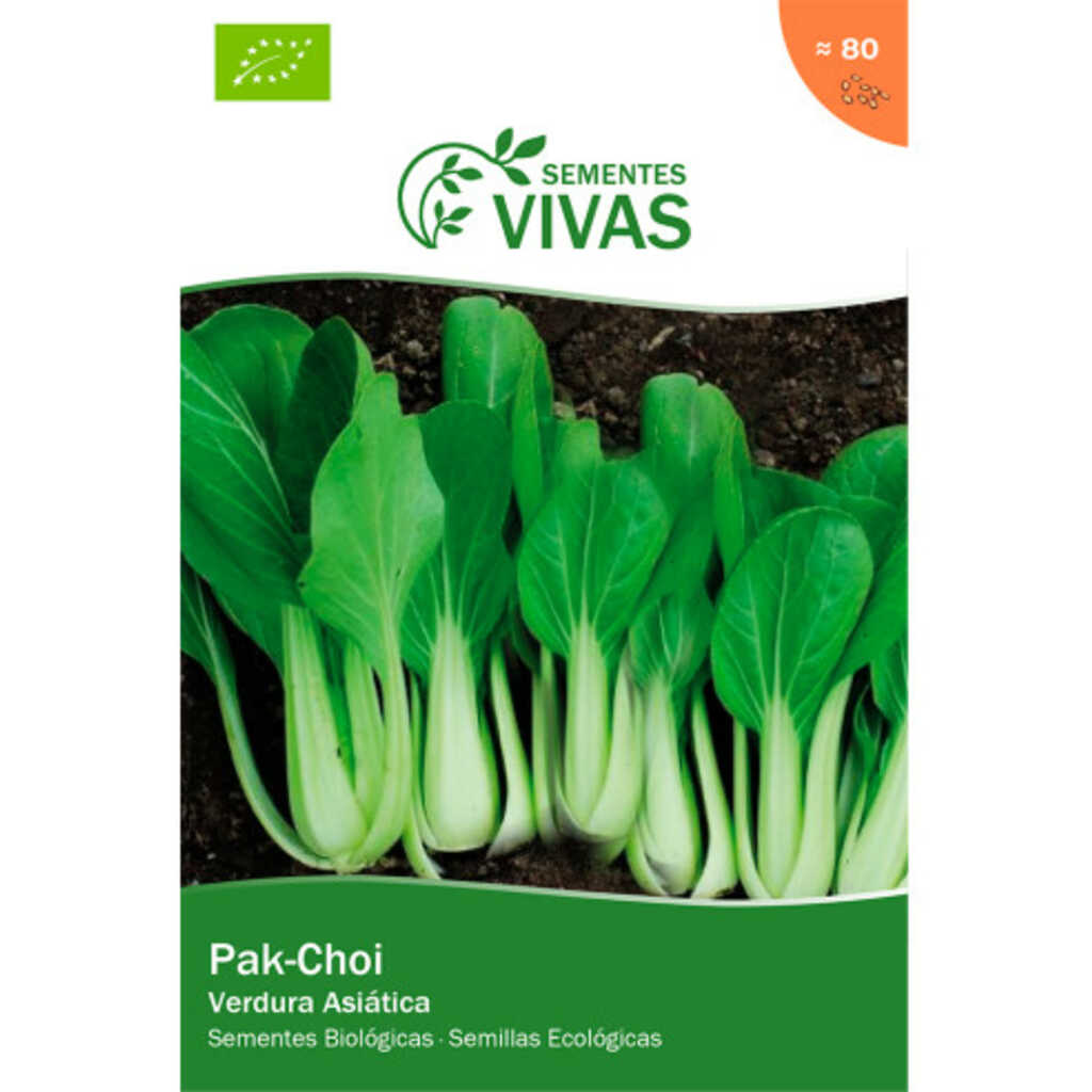 Semillas ecológicas de Pak-Choi (verdura asiática)