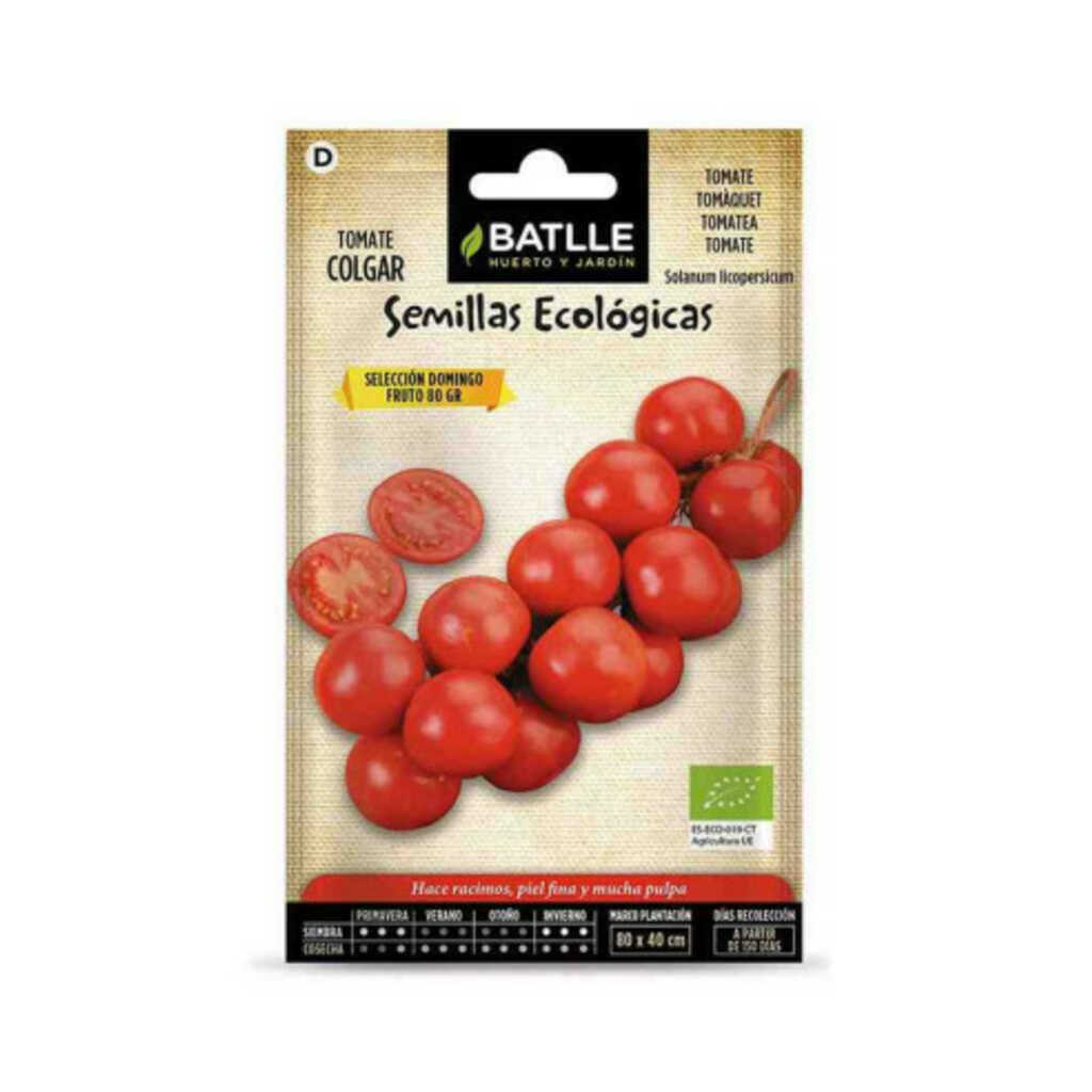 Semillas ecológicas de tomate de colgar Domingo