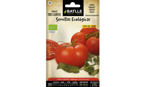 Semillas ecológicas de tomate tres cantos
