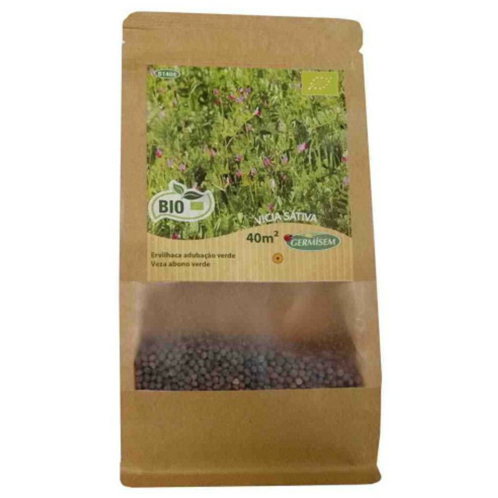 Semillas ecológicas de veza sativa (Vicia sativa) 500g (para 40m2)