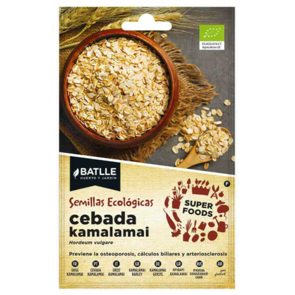 Semillas ecológicas super food de Cebada Kamalamai