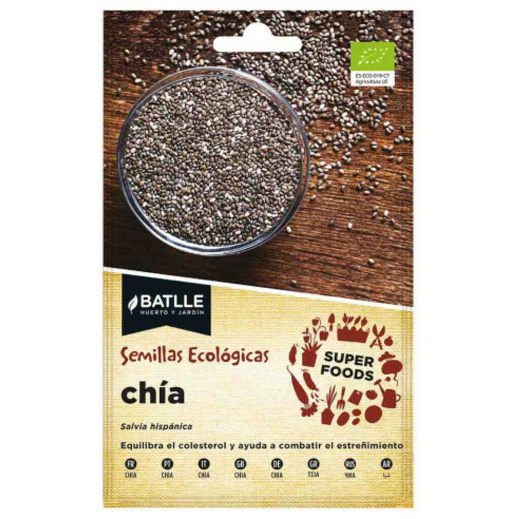 Semillas ecológicas super food de Chía