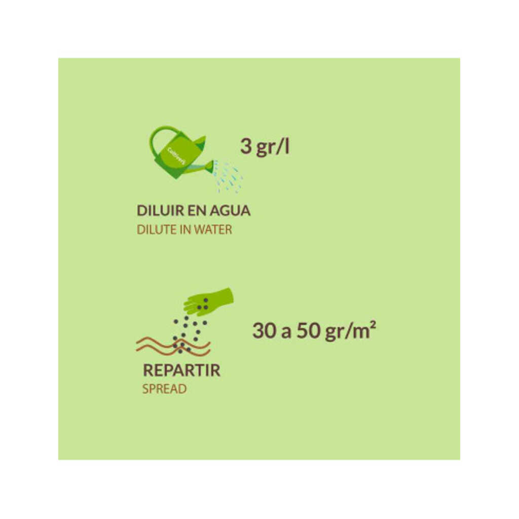 Sulfato de hierro ecológico Cultivers 250g 3