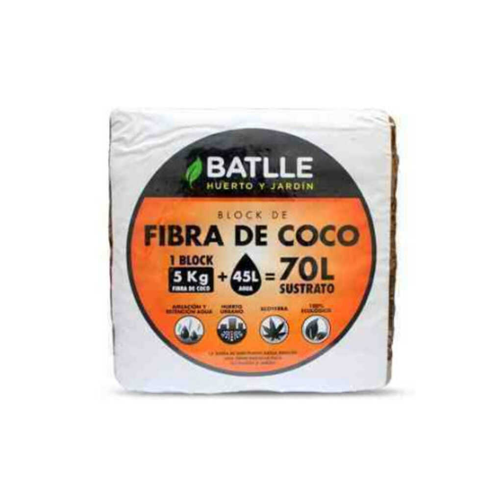 Sustrato fibra de coco 5 Kg Batlle