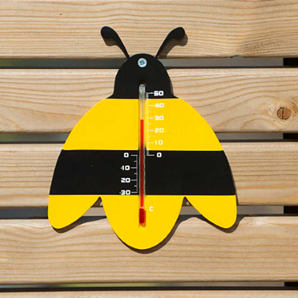 Termómetro de pared de plástico modelo Abeja