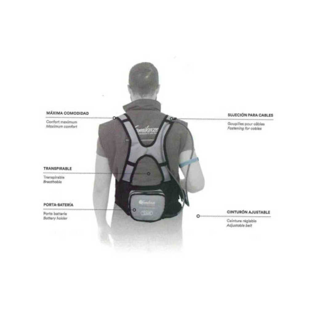 Tijera de poda eléctrica profesional Kamikaze KV-600 bateria con mochila 3