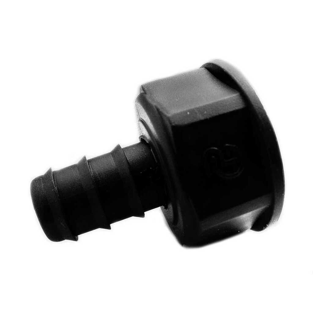 Toma hembra 1/2" tuerca loca - 16 mm
